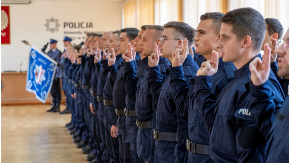 Ślubowanie policjantów/fot. materiały policji