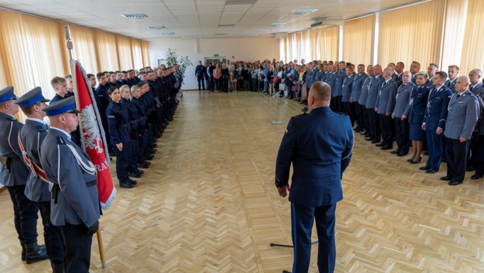 Ślubowanie policjantów/fot. materiały policji