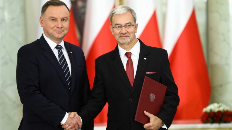 Prezydent Andrzej Duda i minister finansów, inwestycji i rozwoju Jerzy Kwieciński/fot. Rafał Guz, PAP