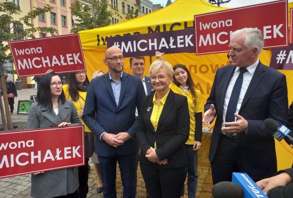 Wicepremier Jarosław Gowin i minister Iwona Michałek odwiedzili, m.in. Grudziądz./fot. Adriana Andrzejewska - Kuras