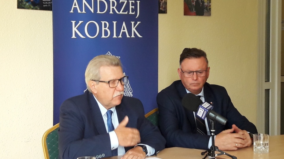Senator Andrzej Kobiak i Zbigniew Ostrowski, wicemarszałek województwa kujawsko-pomorskiego/fot. Elżbieta Rupniewska