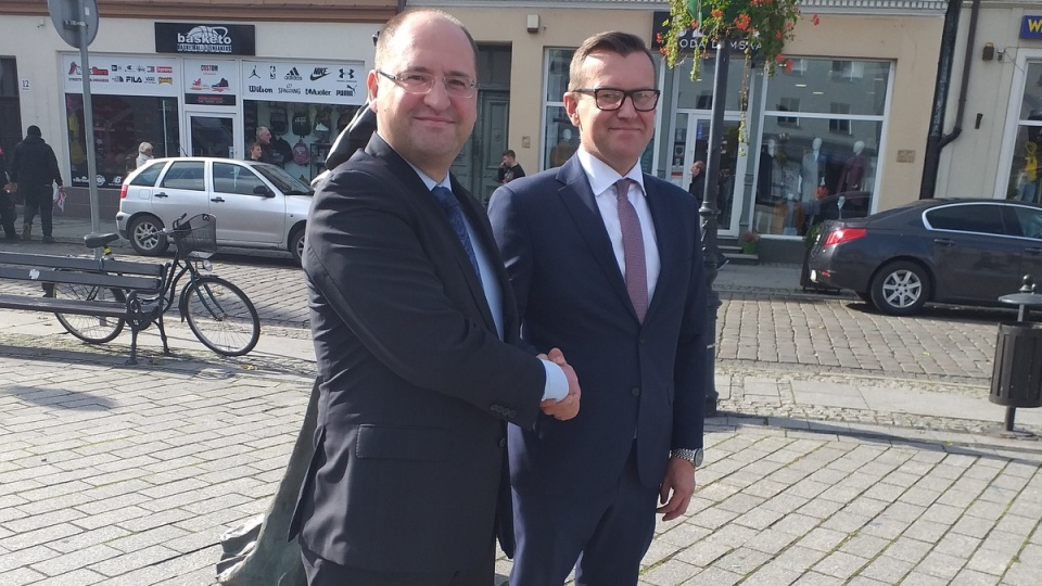 Adam Bielan i Marcin Wroński/fot. Sławomir Jezierski