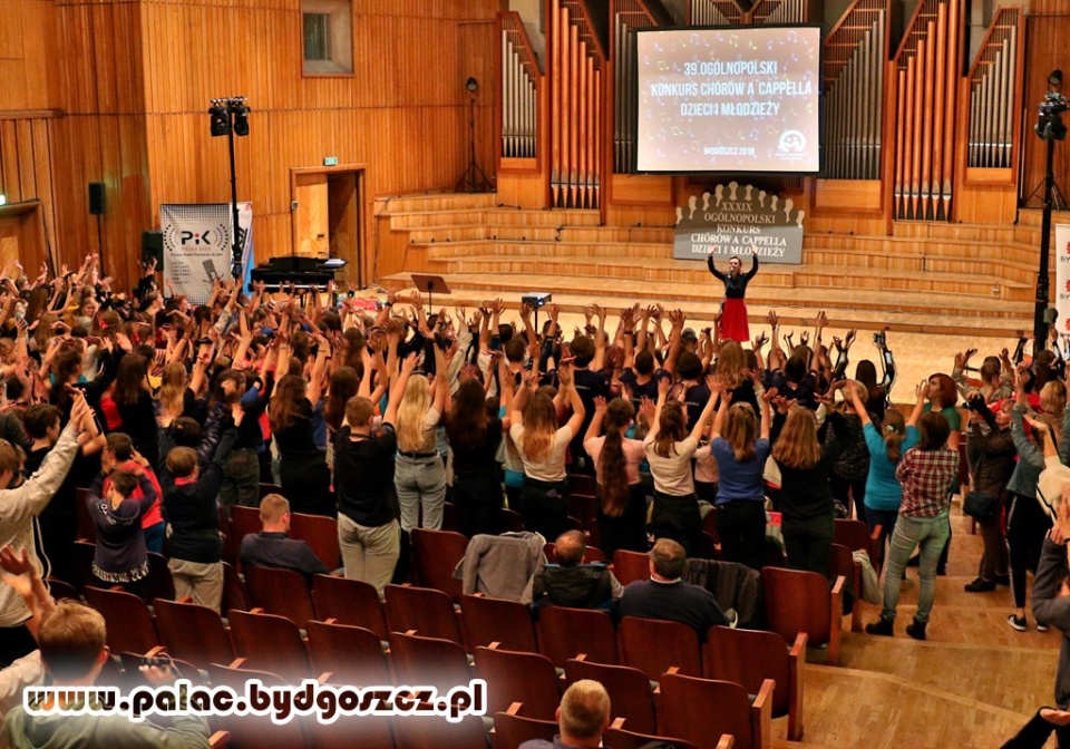 Konkurs Chórów a Cappella Dzieci i Młodzieży Fot. Pałac Młodzieży Jarek Pabijan