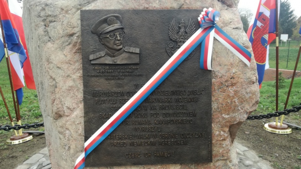 Pomnik ku czci marynarzy z Oddziału Wydzielonego „Wisła"./fot. Maciej Wilkowski