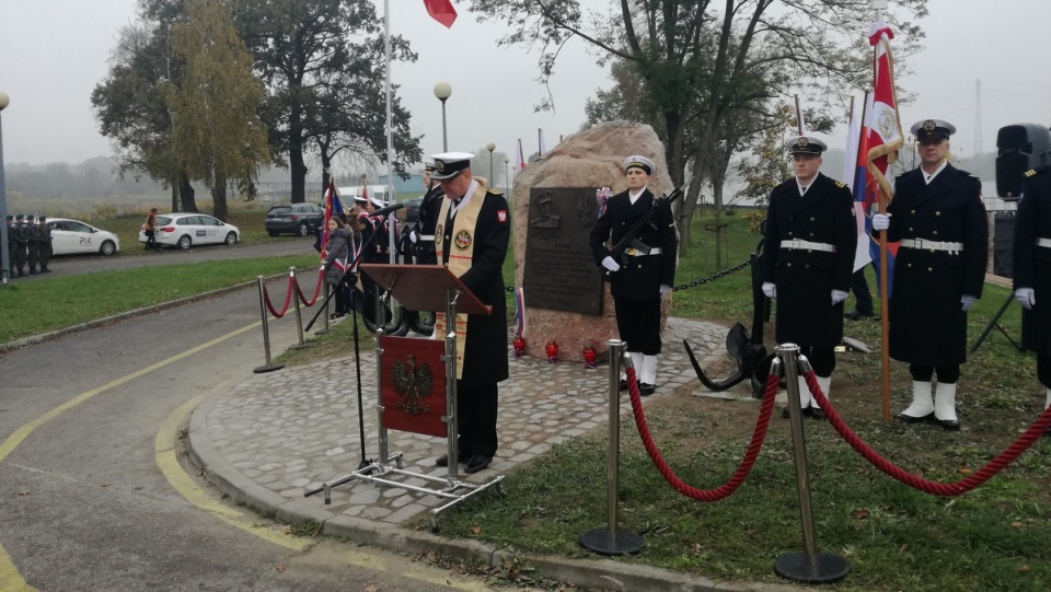 Pomnik ku czci marynarzy z Oddziału Wydzielonego „Wisła"./fot. Maciej Wilkowski