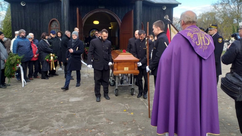 Pogrzeb Jerzego Riegla. /fot. Damian Klich