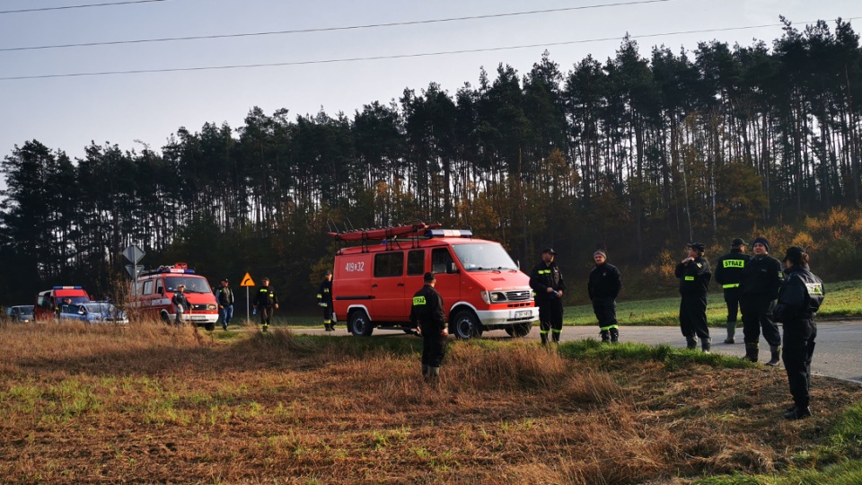 Poszukiwania Bernarda Wudzińskiego./fot. Policja