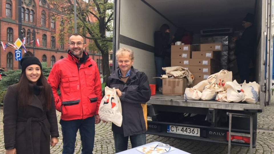 2019 gęsich tuszek trafiło już mieszkańców regionu. Konkurs zorganizował Urząd Marszałkowski w Toruniu./fot. Elżbieta Rupniewska