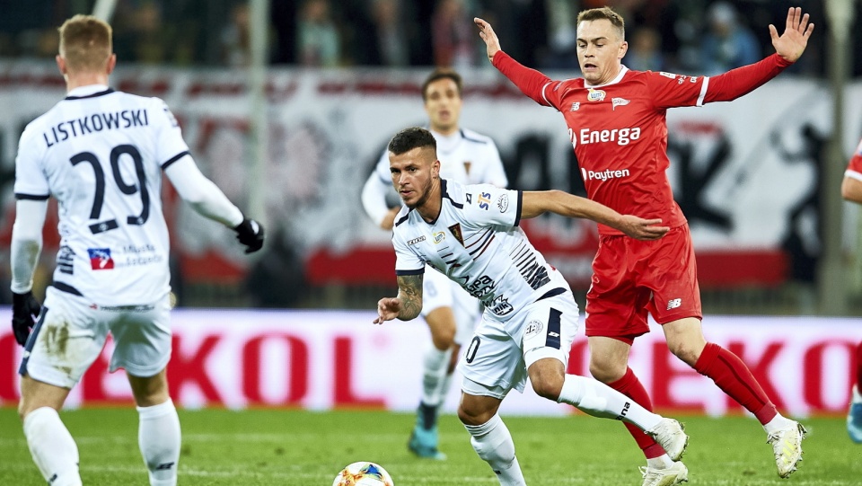 Zdjęcie z meczu Lechia Gdańsk - Pogoń Szczecin (0:1) w 15. kolejce ekstraklasy piłkarskiej 2019/2020. Fot. PAP/Adam Warżawa