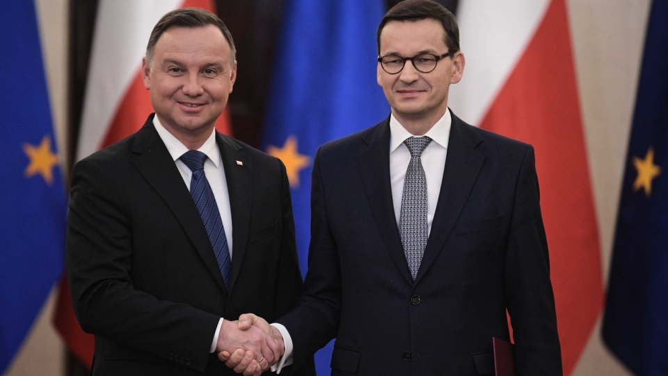 W czwartek przed południem prezydent Andrzej Duda desygnował Mateusza Morawieckiego na premiera i powierzył mu misję utworzenia rządu. Fot. PAP/Marcin Obara