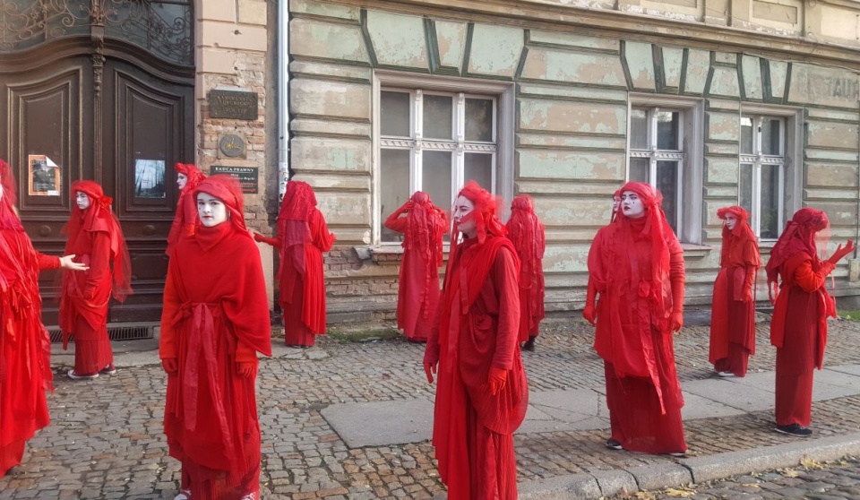 Protest klimatyczny w Toruniu/fot. Katarzyna Prętkowska