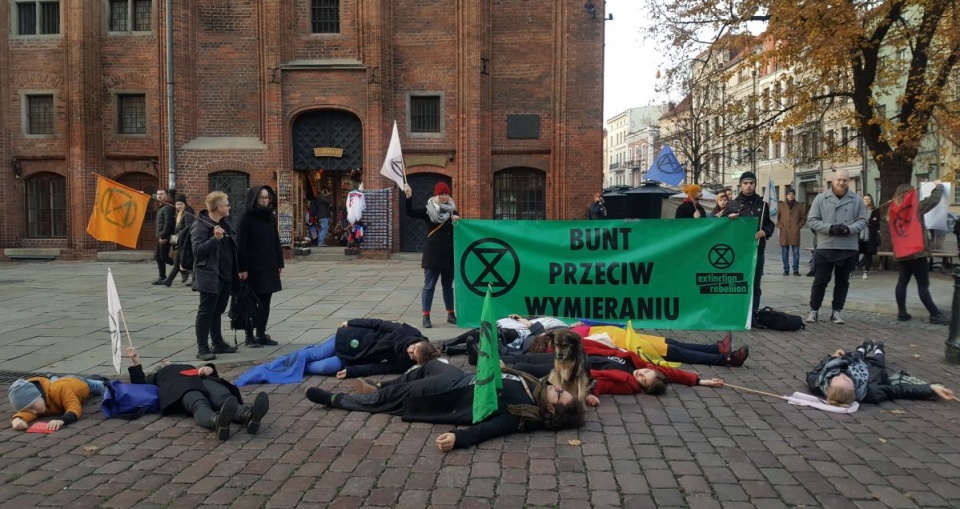 Protest klimatyczny w Toruniu/fot. Katarzyna Prętkowska