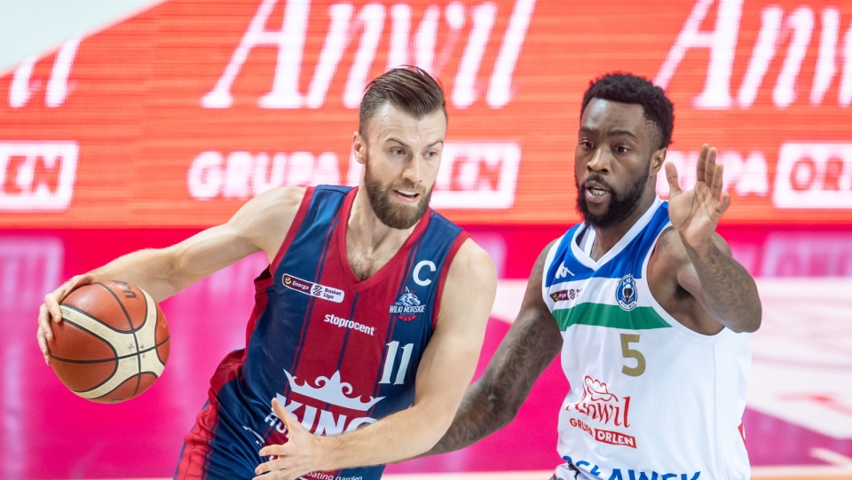 Zdjęcie z meczu Anwil Włocławek - King Szczecin w 12. kolejce ekstraklasy koszykarzy 2019/2020. Fot. PAP/Tytus Żmijewski