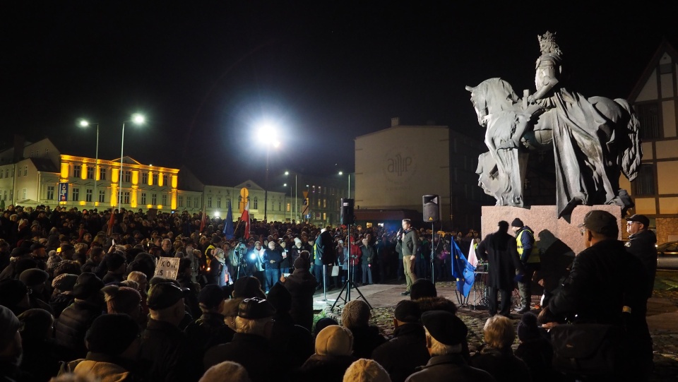 Protest w Bydgoszczy. Fot. Elżbieta Rupniewska