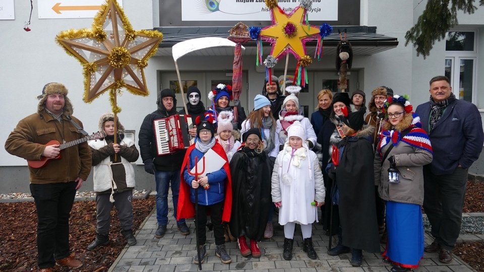 Matewska Grupa Kolędnicza zawitała m.in. do Łojewa./fot. Facebook Gmina Inowrocław