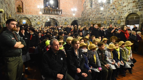 Dwudniowe uroczystości wprowadzenia relikwii błogosławionego ks. podharcmistrza Stefana Wincentego Frelichowskiego do Bazyliki Najświętszej Maryi Panny odbyły się w Inowrocławiu. Fot. Robert Sawicki