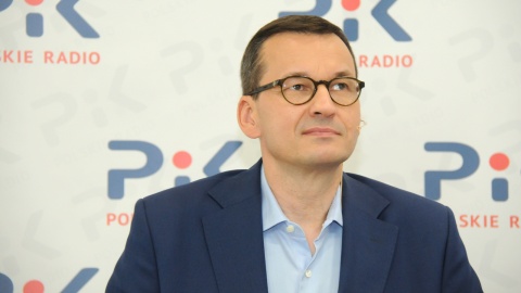 Premier Mateusz Morawiecki w Polskim Radiu PiK. Fot. Polskie Radio PiK