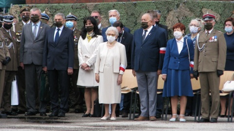 8 Kujawsko–Pomorska Brygada Obrony Terytorialnej otrzymał w sobotę, 29 sierpnia, sztandar wojskowy. Odbyło się także zaprzysiężenie kandydatów na żołnierzy oraz święto Brygady./fot. Tatiana Adonis