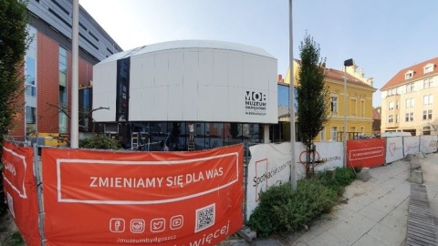 Dobiega końca rozbudowa i remont siedziby Muzeum Okręgowego przy ul. Gdańskiej 4. Fot. UM w Bydgoszczy