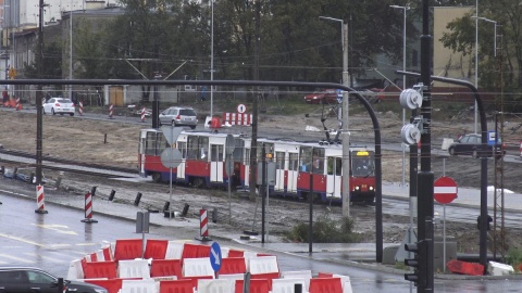 Testowy przejazd tramwaju na nowym torowisku przy ul. Kujawskiej w Bydgoszczy/fot. Janusz Wiertel