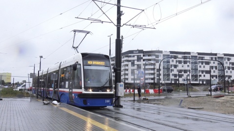 Testowy przejazd tramwaju na nowym torowisku przy ul. Kujawskiej w Bydgoszczy/fot. Janusz Wiertel