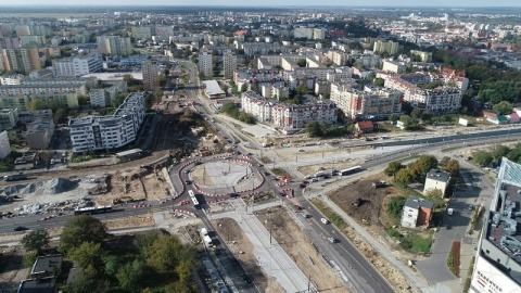 Przebudowa ulicy Kujawskiej w Bydgoszczy./fot. Krzysztof Forgiel-Dronfor/Janusz Wiertel