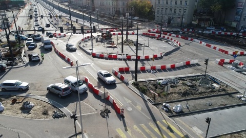 Przebudowa ulicy Kujawskiej w Bydgoszczy./fot. Krzysztof Forgiel-Dronfor/Janusz Wiertel