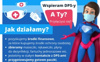 Domy pomocy społecznej nie zostaną bez wsparcia. Oni chcą pomagać