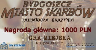 Wyruszyli na poszukiwanie skrzyni ze skarbem. Gra miejska w Bydgoszczy