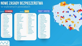 Od 3 października powiaty żniński i aleksandrowski w czerwonej strefie