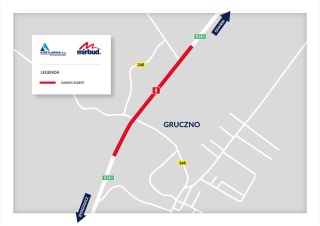 Przywrócą ruch na wprost i zwężą jezdnię. Zmiany na budowanej trasie S5