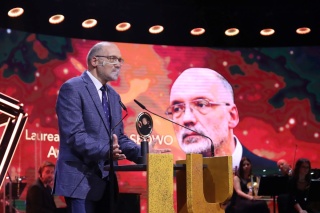 Prof. Andrzej Nowak, Piotr Beczała i Mirosław Bork z Nagrodami Mediów Publicznych
