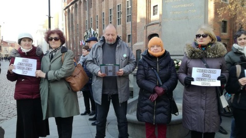 W Toruniu protestowano przeciwko polowaniom na dziki