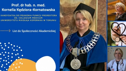 Prof. Kornelia Kędziora-Kornatowska nowym prorektorem ds. CM UMK