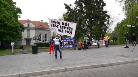 Protest Obywateli RP w Bydgoszczy. Kazik: Jestem wolny, poparcia nie potrzebuję