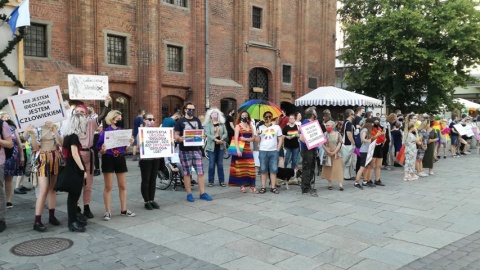 W Toruniu protest dotyczący wątku LGBT w kampanii wyborczej