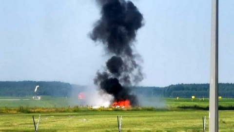 W bydgoskim Porcie Lotniczym rozbił się samolot Zginęli szkoleniowiec i kursantka [zdjęcia]