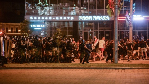Zamieszki na Białorusi po wyborach prezydenckich