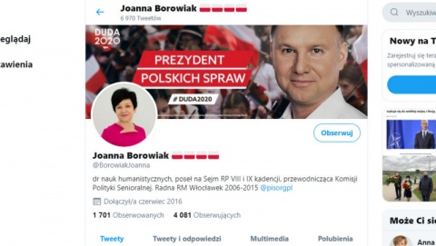 Włamanie na Twittera poseł Joanny Borowiak z PiS: - To nie są moje wpisy