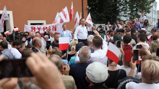 Andrzej Duda w Rypinie: Walczymy dalej, nie można spocząć na laurach
