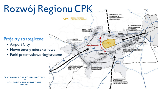 Rozpoczęły się konsultacje strategii rozwoju regionu CPK