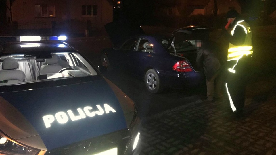 Kontrola policyjna ujawniła ingerencję w licznik samochodu./fot. KWP Bydgoszcz