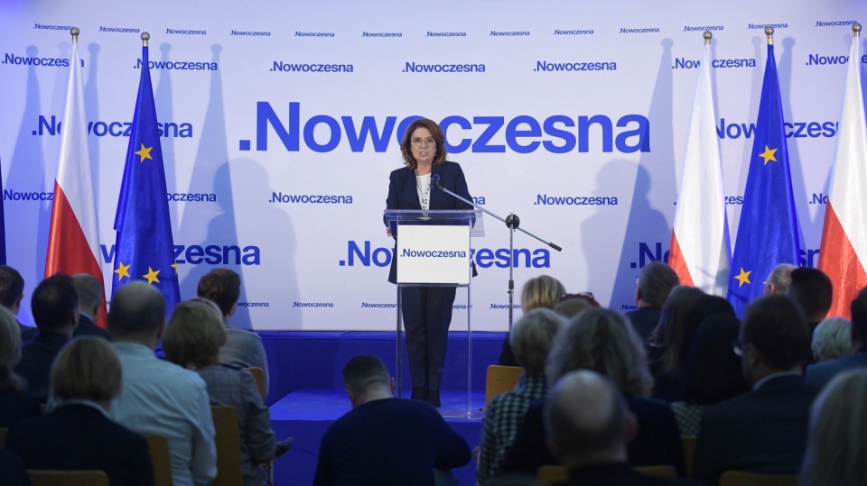 Wicemarszałek Sejmu Małgorzata Kidawa-Błońska przemawia podczas posiedzenia Rady Krajowej Nowoczesnej. Fot. PAP/Marcin Obara