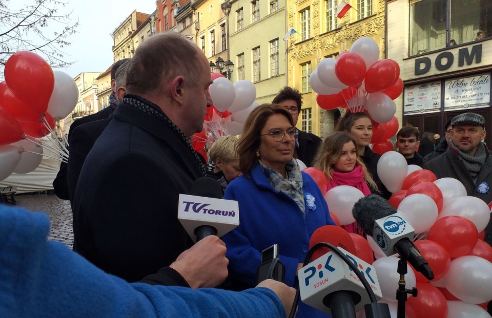 Małgorzata Kidawa-Błońska w Toruniu/fot. Adrianna Andrzejewska-Kuras