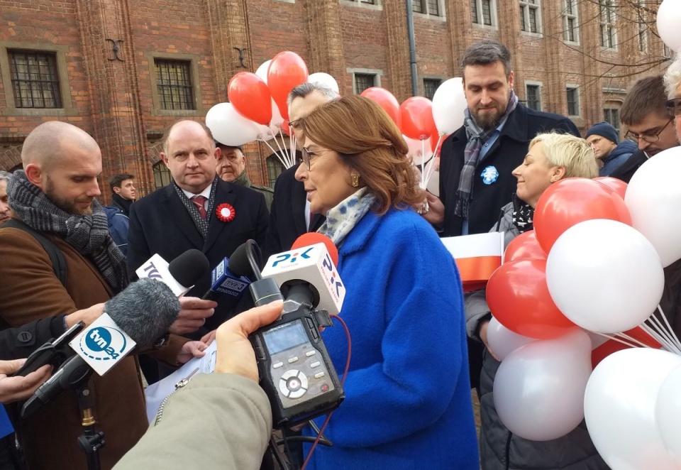 Małgorzata Kidawa-Błońska w Toruniu/fot. Adrianna Andrzejewska-Kuras