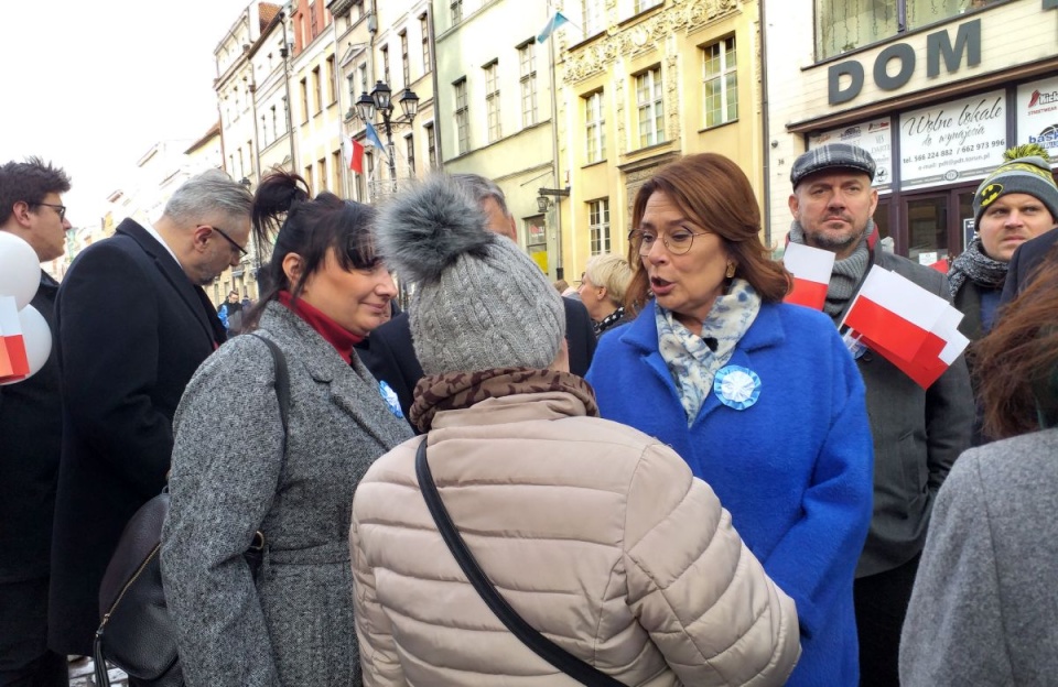 Małgorzata Kidawa-Błońska w Toruniu/fot. Adrianna Andrzejewska-Kuras