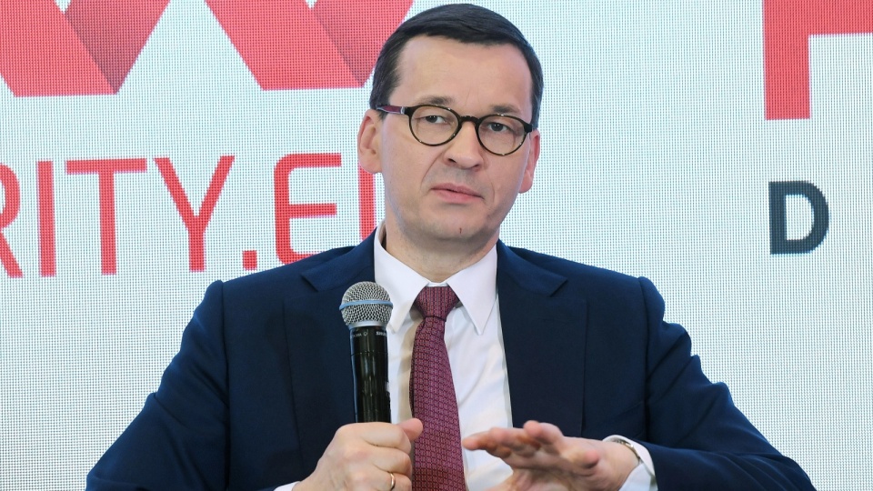 Morawiecki: będziemy bronić prawa do reformy wymiaru sprawiedliwości z całą konsekwencją. Fot. PAP/Radek Pietruszka