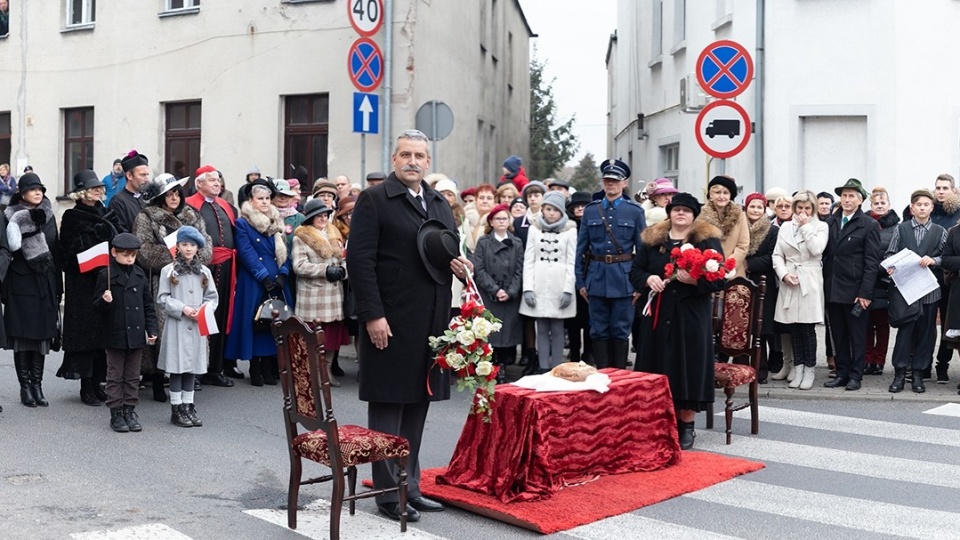 Sępólno Krajeńskie w czasie obchodów 100 - lecia powrotu do Macierzy./fot. Sępólno Krajeńskie/Facebook