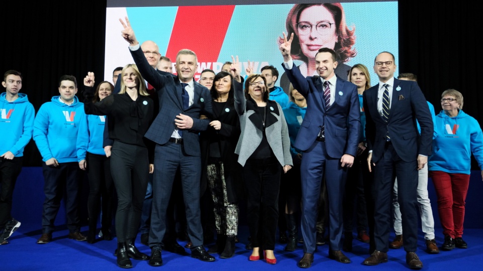 W Warszawie zaprezentowany został billboard oraz hasło wyborcze kandydatki na urząd prezydenta Małgorzaty Kidawy-Błońskiej. Fot. PAP/Mateusz Marek