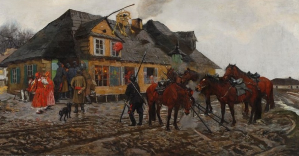 Józef Chełmoński, "Zabawa w karczmie", 1882, fot. W. Woźniak